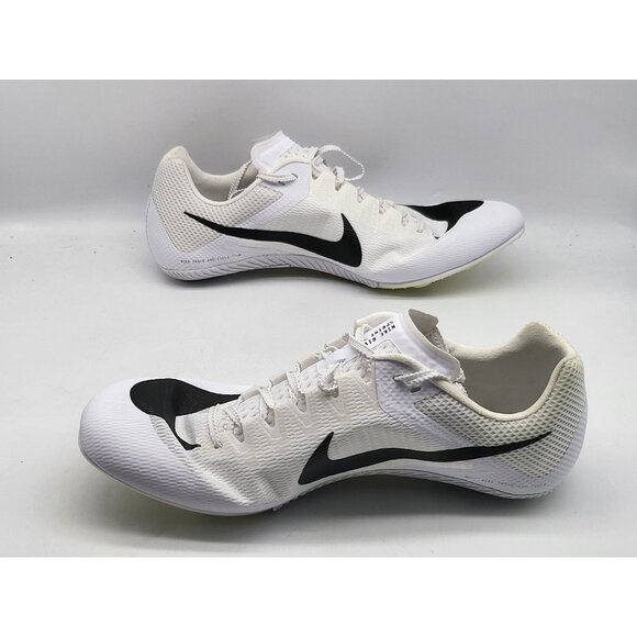 Nike Zoom Rival Sprint Track Spikes White/Black DC8753-100‎ Size 12.5 Mens - Picture 4 of 11